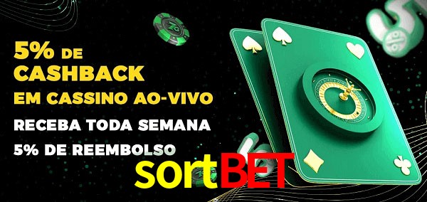 Promoções do cassino ao Vivo sortbet